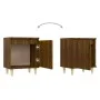 Bedside table with solid oak brown wood legs 40x30x50cm by vidaXL, Nightstands - Ref: Foro24-813114, Price: 28,91 €, Discount: %