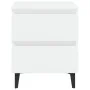 Mesitas de noche 2 uds madera contrachapada blanco 40x35x50 cm de vidaXL, Mesitas de noche - Ref: Foro24-805870, Precio: 103,...