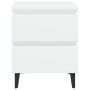 Nachttische 2 Stück weißes Sperrholz 40x35x50 cm von vidaXL, Nachttische - Ref: Foro24-805870, Preis: 106,46 €, Rabatt: %