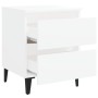 Nachttische 2 Stück weißes Sperrholz 40x35x50 cm von vidaXL, Nachttische - Ref: Foro24-805870, Preis: 106,46 €, Rabatt: %