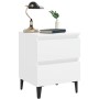 Nachttische 2 Stück weißes Sperrholz 40x35x50 cm von vidaXL, Nachttische - Ref: Foro24-805870, Preis: 106,46 €, Rabatt: %
