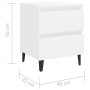Nachttische 2 Stück weißes Sperrholz 40x35x50 cm von vidaXL, Nachttische - Ref: Foro24-805870, Preis: 106,46 €, Rabatt: %