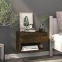 Smoked oak wall-mounted bedside table by vidaXL, Nightstands - Ref: Foro24-816946, Price: 37,05 €, Discount: %