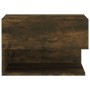 Mesita de noche de pared roble ahumado de vidaXL, Mesitas de noche - Ref: Foro24-816946, Precio: 39,76 €, Descuento: %