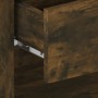 Mesita de noche de pared roble ahumado de vidaXL, Mesitas de noche - Ref: Foro24-816946, Precio: 39,76 €, Descuento: %