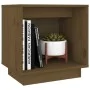 Mesitas de noche 2 uds madera de pino marrón miel 40x30x40 cm de vidaXL, Mesitas de noche - Ref: Foro24-813342, Precio: 36,91...