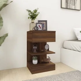 Nachttische 2 Stück Eichenbraunsperrholz 40x35x65 cm von vidaXL, Nachttische - Ref: Foro24-816046, Preis: 82,58 €, Rabatt: %