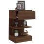 Nachttische 2 Stück Eichenbraunsperrholz 40x35x65 cm von vidaXL, Nachttische - Ref: Foro24-816046, Preis: 83,76 €, Rabatt: %