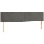 Cama box spring con colchón terciopelo gris oscuro 120x190 cm