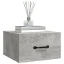 Mesita de noche de pared color gris hormigón 35x35x20 cm de vidaXL, Mesitas de noche - Ref: Foro24-812860, Precio: 27,41 €, D...