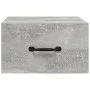 Mesita de noche de pared color gris hormigón 35x35x20 cm de vidaXL, Mesitas de noche - Ref: Foro24-812860, Precio: 27,41 €, D...
