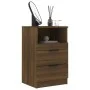 Brown oak plywood nightstand by vidaXL, Nightstands - Ref: Foro24-817043, Price: 57,81 €, Discount: %
