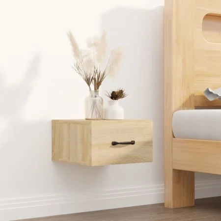 Sonoma oak wall bedside table 35x35x20 cm by vidaXL, Nightstands - Ref: Foro24-812858, Price: 31,25 €, Discount: %