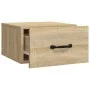 Wand-Nachttisch aus Sonoma-Eiche, 35 x 35 x 20 cm von vidaXL, Nachttische - Ref: Foro24-812858, Preis: 31,25 €, Rabatt: %