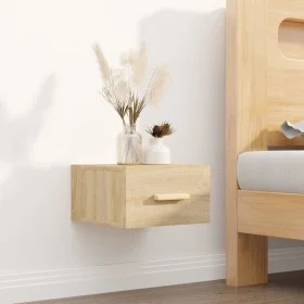 Sonoma oak wall bedside table 35x35x20 cm by vidaXL, Nightstands - Ref: Foro24-812840, Price: 27,45 €, Discount: %