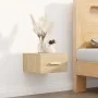 Mesita de noche de pared color roble Sonoma 35x35x20 cm de vidaXL, Mesitas de noche - Ref: Foro24-812840, Precio: 27,45 €, De...