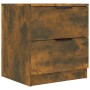 Nightstands 2 pcs smoked oak plywood by vidaXL, Nightstands - Ref: Foro24-817034, Price: 59,19 €, Discount: %