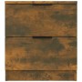 Nightstands 2 pcs smoked oak plywood by vidaXL, Nightstands - Ref: Foro24-817034, Price: 59,19 €, Discount: %