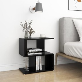 Black plywood bedside table 50x30x51.5cm by vidaXL, Nightstands - Ref: Foro24-806366, Price: 29,90 €, Discount: %