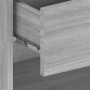 Wand-Nachttisch 2 Stk. Sonoma grau von vidaXL, Nachttische - Ref: Foro24-816949, Preis: 69,12 €, Rabatt: %