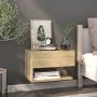 Mesita de noche de pared 2 unidades color roble Sonoma de vidaXL, Mesitas de noche - Ref: Foro24-810960, Precio: 47,87 €, Des...