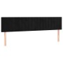 Cama box spring con colchón terciopelo negro 120x190 cm