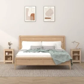 Bedside tables 2 pcs solid pine wood 40x35x55 cm by vidaXL, Nightstands - Ref: Foro24-820957, Price: 70,95 €, Discount: %