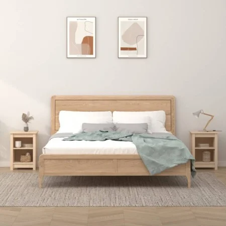 Nachttische 2 Stk. aus massivem Kiefernholz 40x35x55 cm von vidaXL, Nachttische - Ref: Foro24-820957, Preis: 70,95 €, Rabatt: %