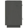 Solid pine wood bedside table in gray, 40x34x55 cm by vidaXL, Nightstands - Ref: Foro24-818309, Price: 50,06 €, Discount: %