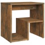 Nachttisch aus geräuchertem Eichensperrholz, 40 x 30 x 40 cm von vidaXL, Nachttische - Ref: Foro24-815177, Preis: 29,32 €, Ra...