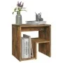 Smoked oak plywood nightstand 40x30x40 cm by vidaXL, Nightstands - Ref: Foro24-815177, Price: 28,88 €, Discount: %