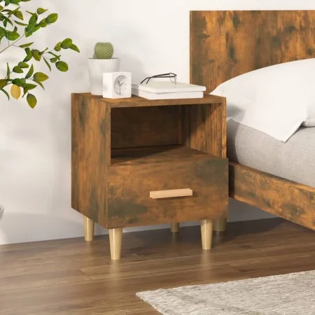 Smoked oak nightstand 40x35x47 cm by vidaXL, Nightstands - Ref: Foro24-817297, Price: 29,21 €, Discount: %