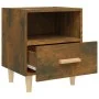 Smoked oak nightstand 40x35x47 cm by vidaXL, Nightstands - Ref: Foro24-817297, Price: 29,21 €, Discount: %