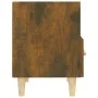 Mesita de noche color roble ahumado 40x35x47 cm de vidaXL, Mesitas de noche - Ref: Foro24-817297, Precio: 29,21 €, Descuento: %