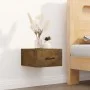 Wall-mounted bedside tables 2 units smoked oak 35x35x20 cm by vidaXL, Nightstands - Ref: Foro24-817580, Price: 54,10 €, Disco...