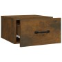 Wand-Nachttische 2 Stk. geräucherte Eiche 35x35x20 cm von vidaXL, Nachttische - Ref: Foro24-817580, Preis: 54,72 €, Rabatt: %