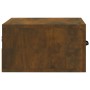Wall-mounted bedside tables 2 units smoked oak 35x35x20 cm by vidaXL, Nightstands - Ref: Foro24-817580, Price: 54,72 €, Disco...