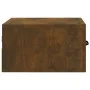 Wall-mounted bedside tables 2 units smoked oak 35x35x20 cm by vidaXL, Nightstands - Ref: Foro24-817580, Price: 54,10 €, Disco...