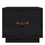Bedside tables 2 pcs solid black pine wood 40x34x35 cm by vidaXL, Nightstands - Ref: Foro24-818294, Price: 61,52 €, Discount: %