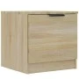 Mesitas de noche 2 unidades color roble Sonoma 40x39x40 cm de vidaXL, Mesitas de noche - Ref: Foro24-811203, Precio: 56,49 €,...