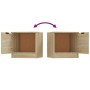 Nachttische 2 Einheiten Sonoma-Eiche Farbe 40x39x40 cm von vidaXL, Nachttische - Ref: Foro24-811203, Preis: 57,20 €, Rabatt: %