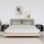Mesitas de noche 2 uds madera maciza de pino negro 40x34x45 cm de vidaXL, Mesitas de noche - Ref: Foro24-818284, Precio: 64,2...