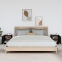 Nachttische 2 Stück aus massivem schwarzem Kiefernholz 40x34x45 cm von vidaXL, Nachttische - Ref: Foro24-818284, Preis: 64,25...