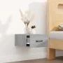 Mesita de noche de pared color gris Sonoma 35x35x20 cm de vidaXL, Mesitas de noche - Ref: Foro24-817581, Precio: 27,70 €, Des...