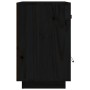 Nachttische 2 Stk. massives Kiefernholz schwarz 40x34x55 cm von vidaXL, Nachttische - Ref: Foro24-818314, Preis: 81,90 €, Rab...