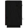 Nachttische 2 Stk. massives Kiefernholz schwarz 40x34x55 cm von vidaXL, Nachttische - Ref: Foro24-818314, Preis: 81,15 €, Rab...