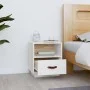 Nachttisch aus massivem weißem Kiefernholz, 40 x 34 x 45 cm von vidaXL, Nachttische - Ref: Foro24-818297, Preis: 56,35 €, Rab...