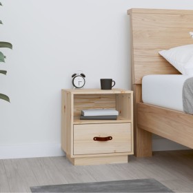 Nachttisch aus massivem Kiefernholz, 40 x 34 x 45 cm von vidaXL, Nachttische - Ref: Foro24-818295, Preis: 48,74 €, Rabatt: %