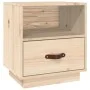 Nachttisch aus massivem Kiefernholz, 40 x 34 x 45 cm von vidaXL, Nachttische - Ref: Foro24-818295, Preis: 47,93 €, Rabatt: %