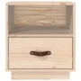 Nachttisch aus massivem Kiefernholz, 40 x 34 x 45 cm von vidaXL, Nachttische - Ref: Foro24-818295, Preis: 47,93 €, Rabatt: %